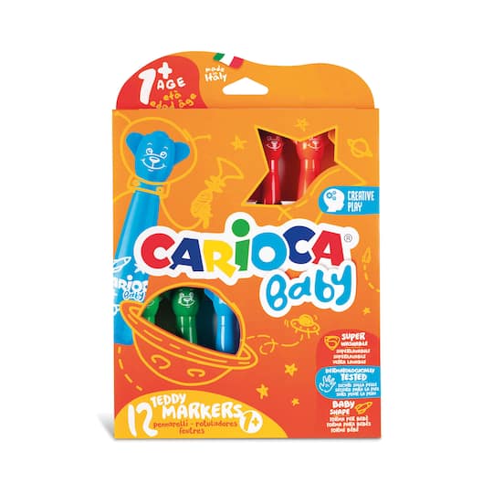 CARIOCA BABY Teddy Washable Marker Set